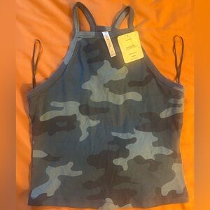 Fabletics Blue Halter Tank